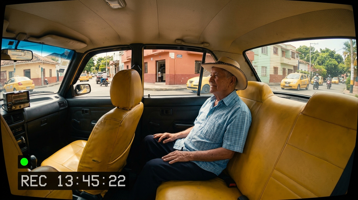 Abuelo viajando